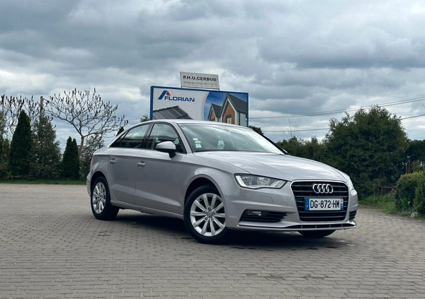 Audi A3 cena 49900 przebieg: 169555, rok produkcji 2015 z Ostrołęka małe 172